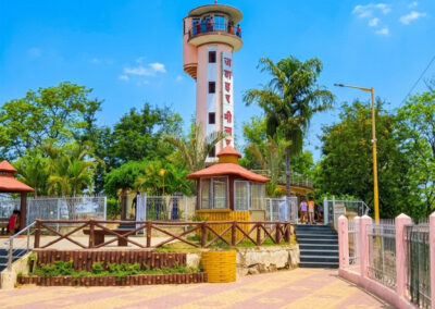 Hirakud lake Jawahar minar