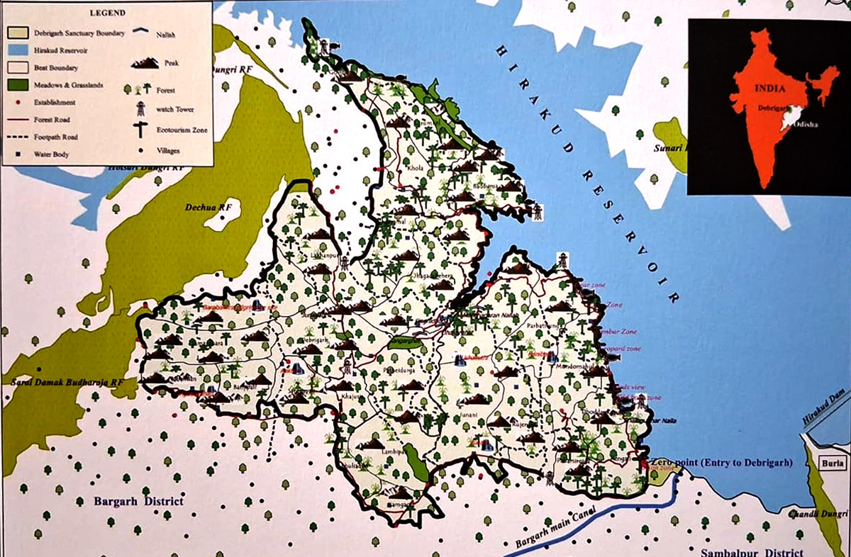 Debrigarh location map
